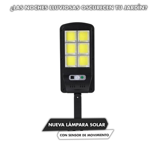 Lampara Solar 6 paneles (Sensor de Movimiento)💡